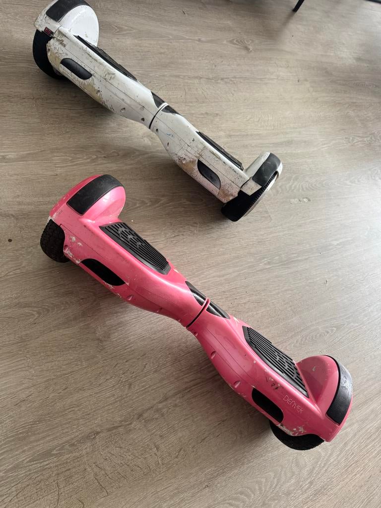 Roze en witte Oxboard / hoverboard, Ophalen, Gebruikt, Overige typen