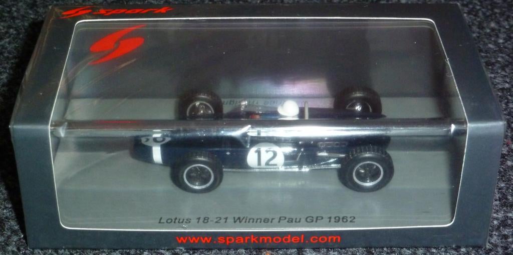 1962 - Lotus 18-21 - Maurice Trintignant - Winner Pau GP, Hobby en Vrije tijd, Modelauto's | 1:43, Ophalen of Verzenden, Nieuw