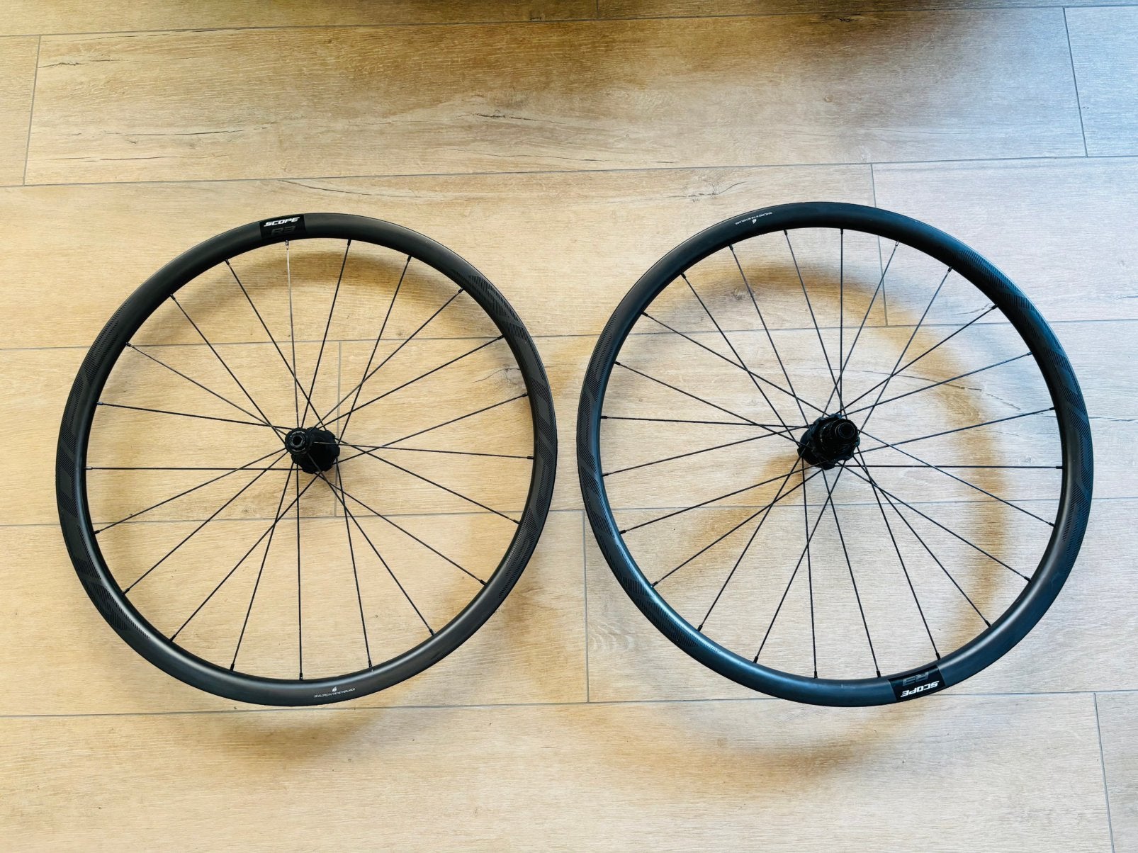 Scope R3D carbon wielset, Gebruikt, Racefiets, Carbon, Ophalen