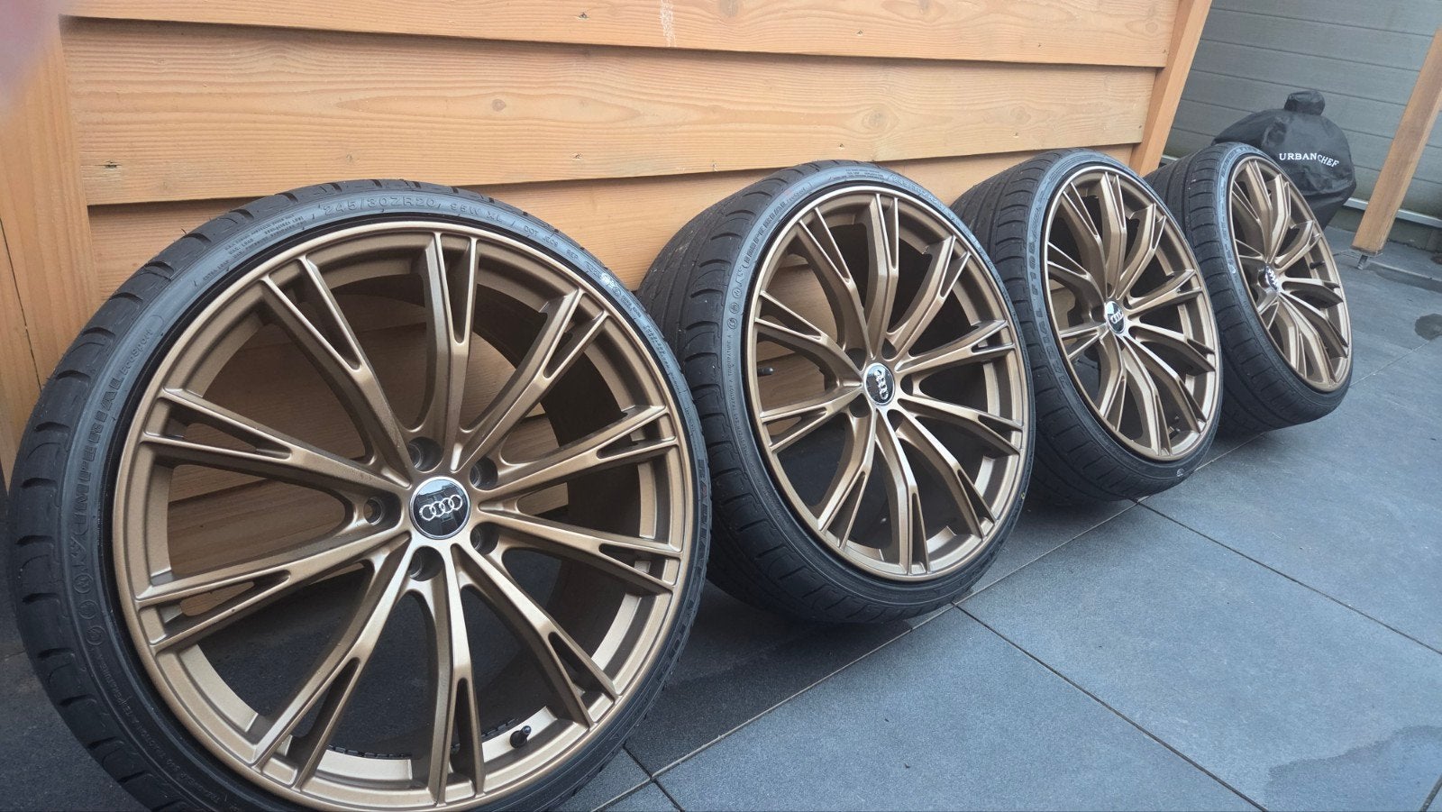 Audi ABT 20 inch velgen met zomerbanden Nieuwe set, Ophalen, 245 mm, Banden en Velgen, Nieuw