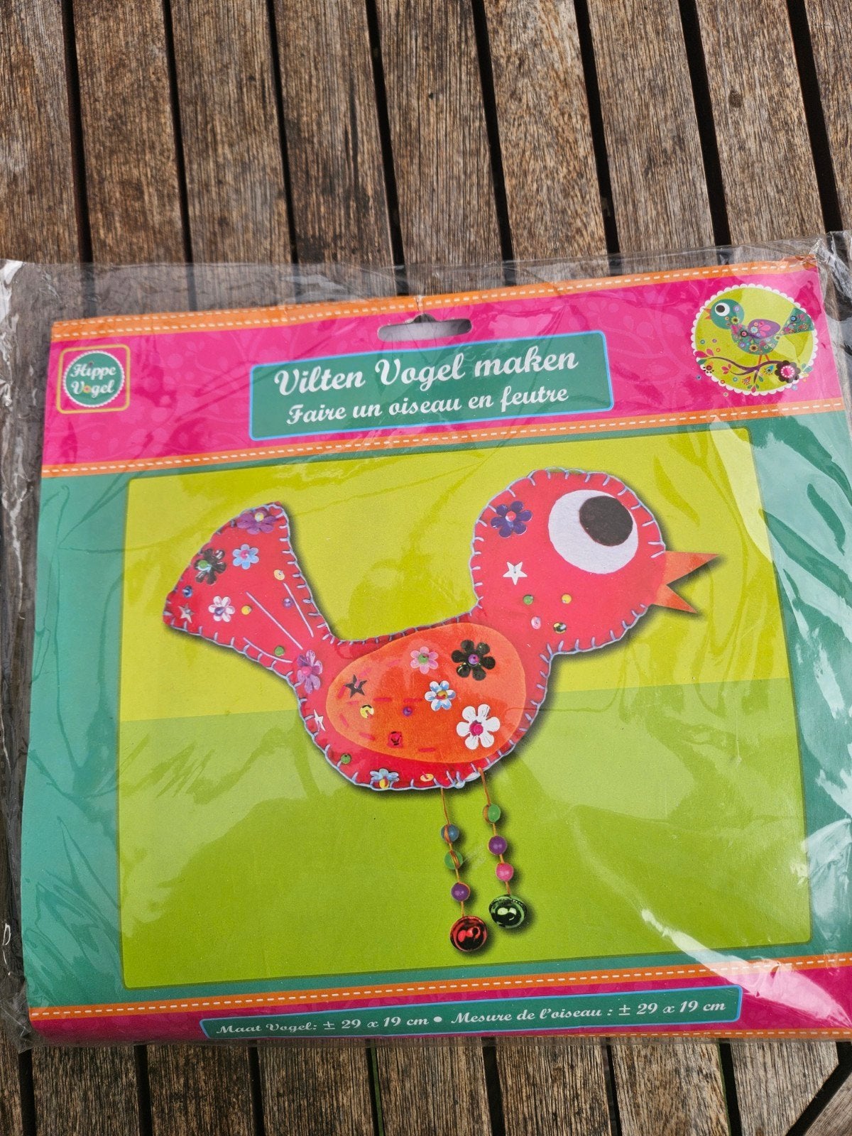 Knutselset Vilten Vogel Maken - Happe Vogel, Dieren, Nieuw, Ophalen of Verzenden, Overige materialen