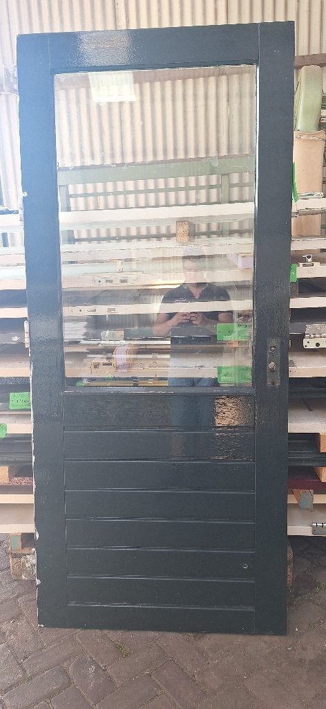 Achterdeur schuurdeur buitendeur deur 211.4 x 92.9 ( 088 ), Ophalen, Gebruikt, 80 tot 100 cm, Buitendeur