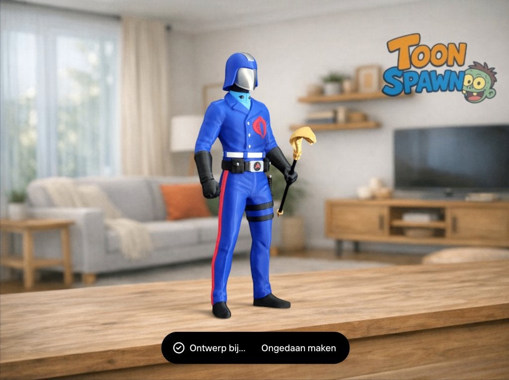 Cobra Commander – 24,5 cm – G.I. Joe Figuur, Ophalen of Verzenden, Nieuw, Overige typen