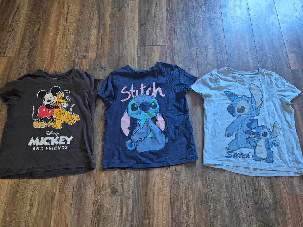 Disney T-shirts (Mickey & Stitch) - Maat M, Maat 38/40 (M), Primark, Ophalen of Verzenden, Korte mouw