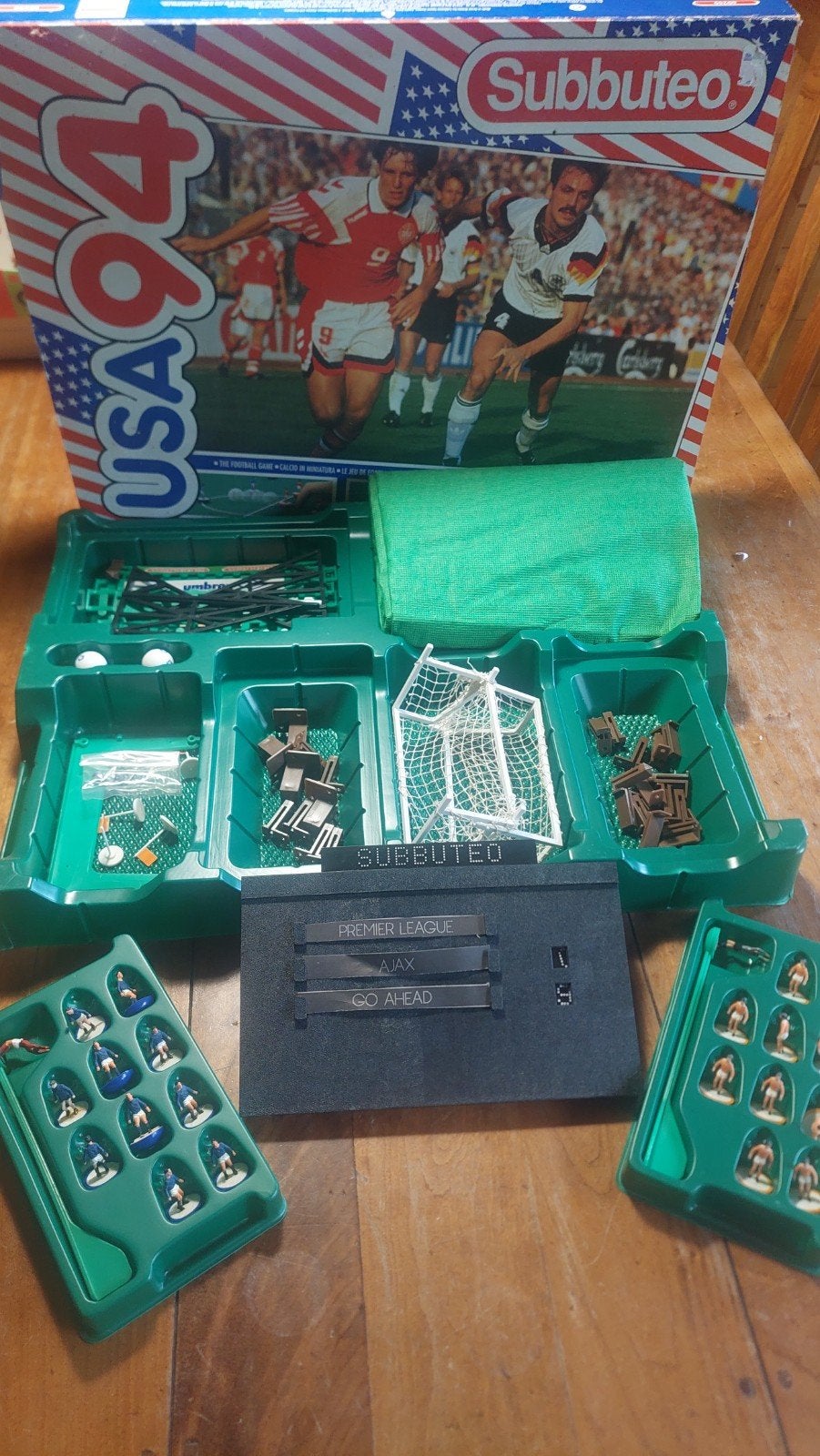 Subbuteo USA 94 Tafelvoetbalspel - Compleet, Een of twee spelers, Ophalen of Verzenden, Gebruikt