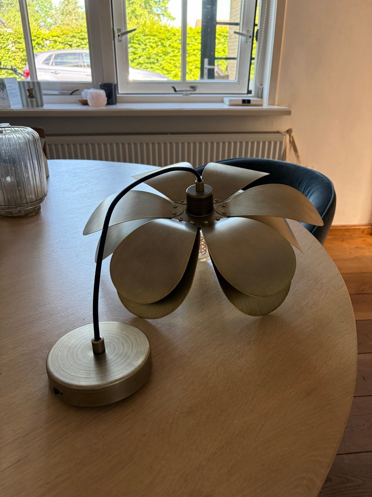 Karwei Hanglamp Floris - Botanisch Design Messingkleur, Ophalen, Zo goed als nieuw, Metaal, E27 (groot)