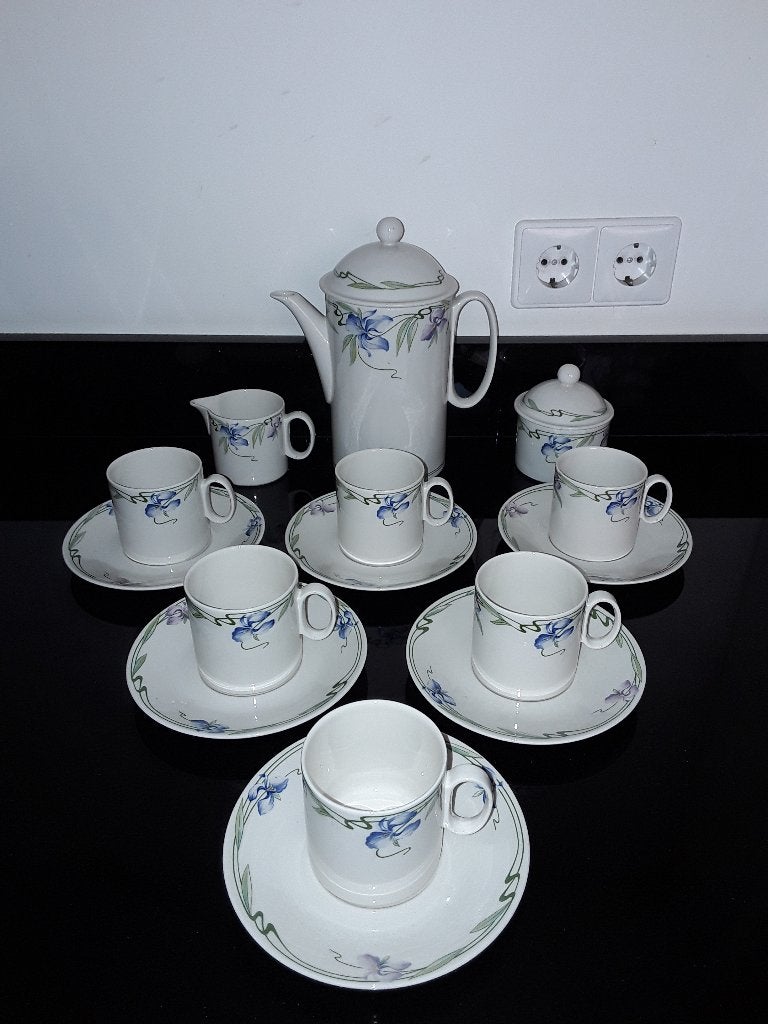 Villeroy en boch 6pers koffieservies Verona, Antiek en Kunst, Verzenden