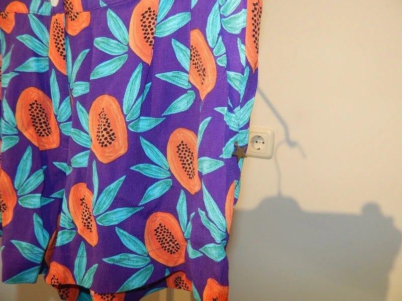 Fabienne Chapot korte short vruchten print in kleuren S, Verzenden, Paars, Zo goed als nieuw, Fabienne Chapot