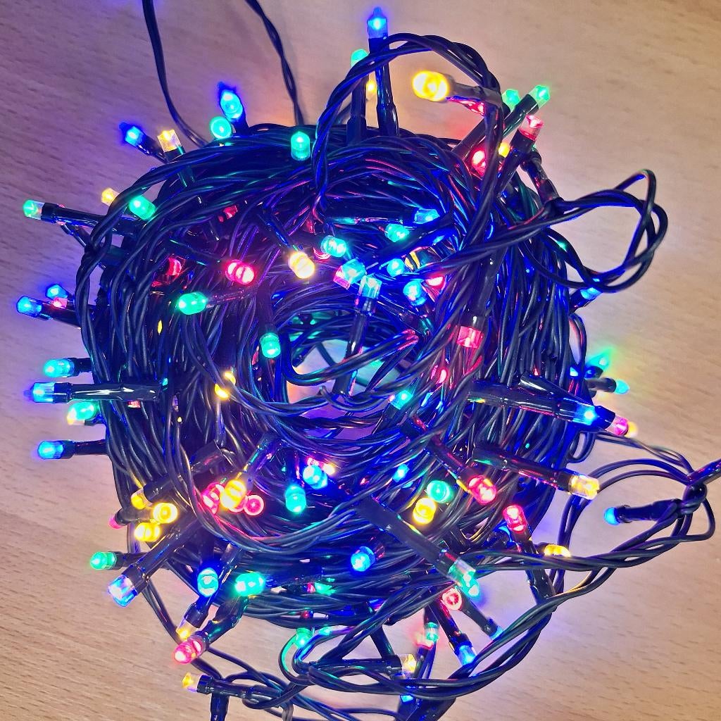 Mini lampjes multicolor, 240 lampjes binnen /buiten, Diversen, Kerst, Zo goed als nieuw, Ophalen of Verzenden