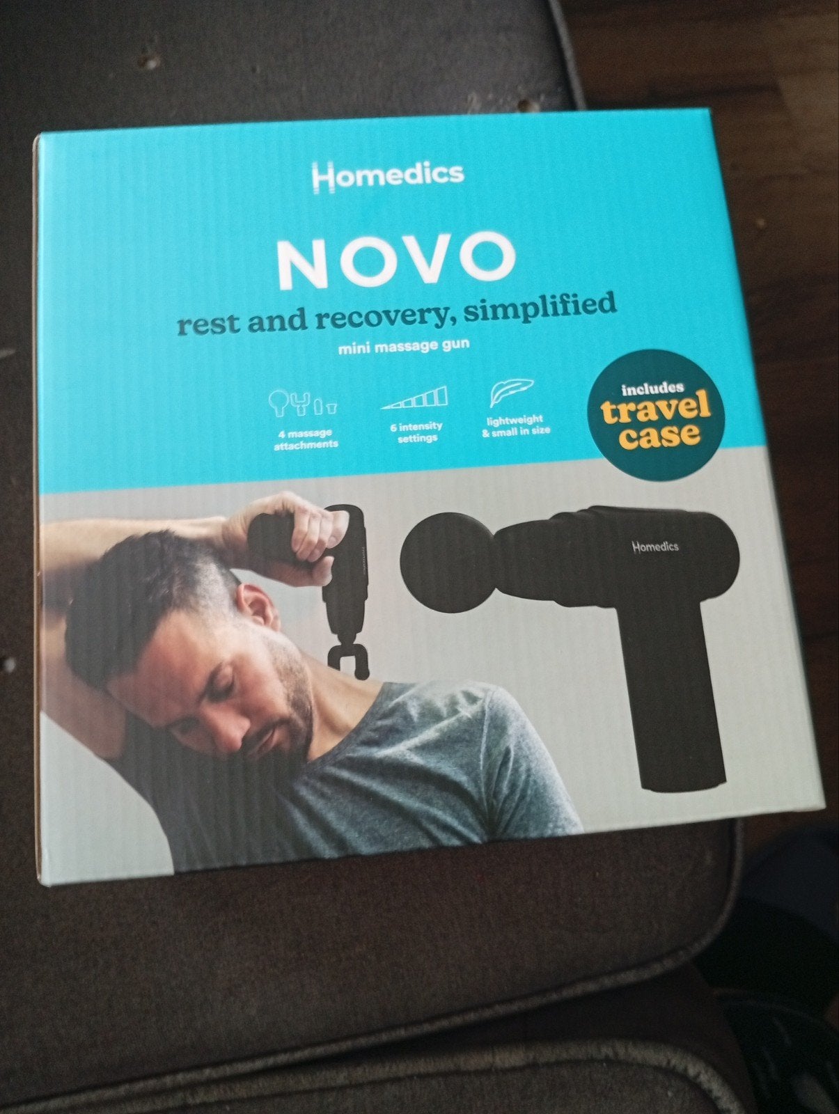 HoMedics Novo Mini Massage Gun - Ontspanning & Herstel, Ophalen of Verzenden, Nieuw, Apparaat