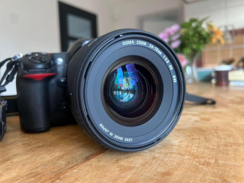 Nikon D300 + Sigma 24-70mm f/2.8 EX DG - Goede staat, Audio, Tv en Foto, Fotocamera's Digitaal, Ophalen of Verzenden, Gebruikt