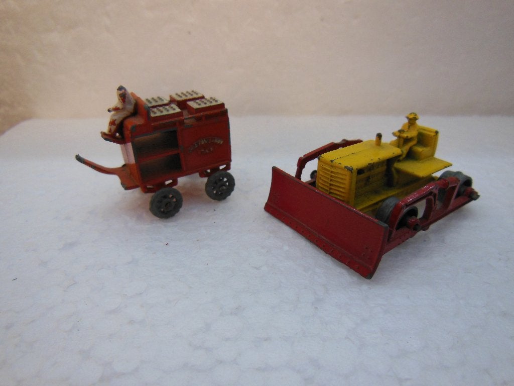 2 x Lesney's niet complete opknappers, Ophalen of Verzenden, Gebruikt, Auto, Lesney