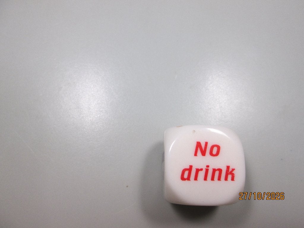 drink dobbelsteen, Ophalen of Verzenden