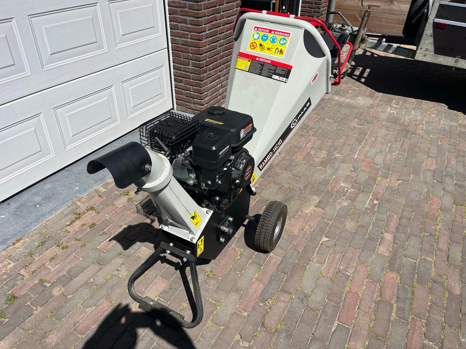Lumag Rambo-HC10 Benzine Hakselaar - Zo goed als nieuw, Ophalen of Verzenden, Zo goed als nieuw, Benzine