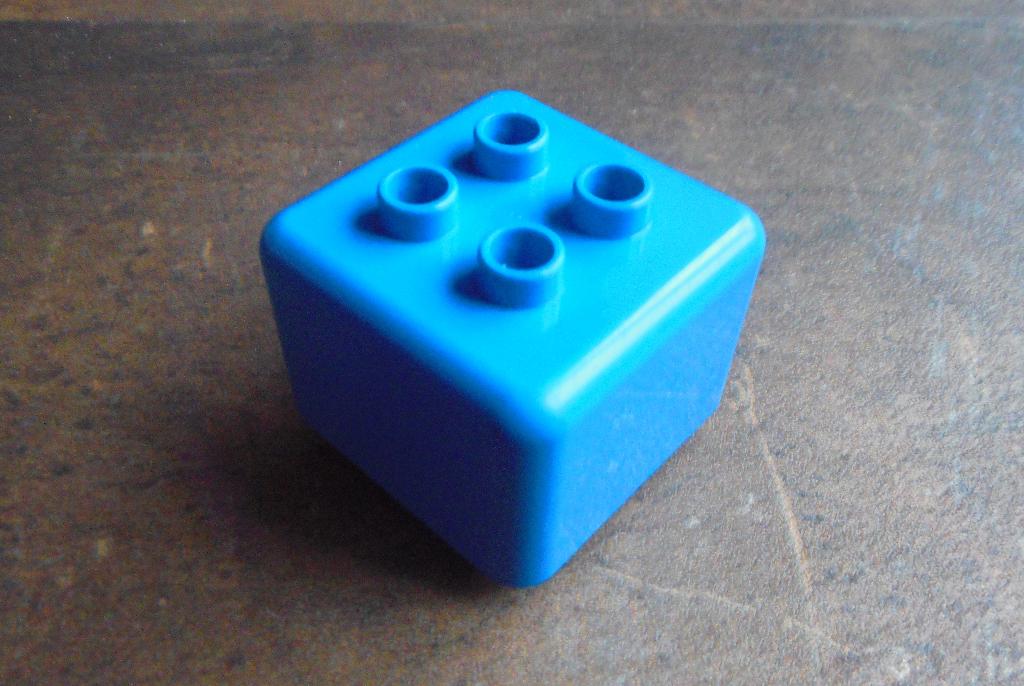 Lego Primo Brick 1x1 Four Duplo Studs (zie foto's) 2, Ophalen of Verzenden, Gebruikt, Losse stenen, Lego Primo