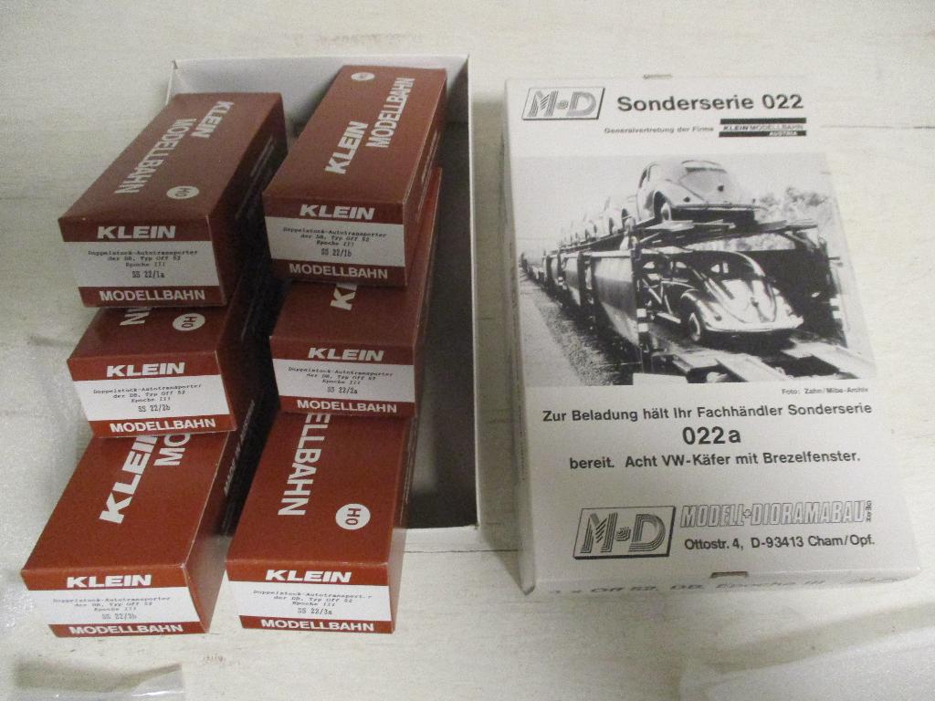 M + D Sonderserie 022 DB Auto transporters 3x, Gelijkstroom, Ophalen, Overige merken, Nieuw