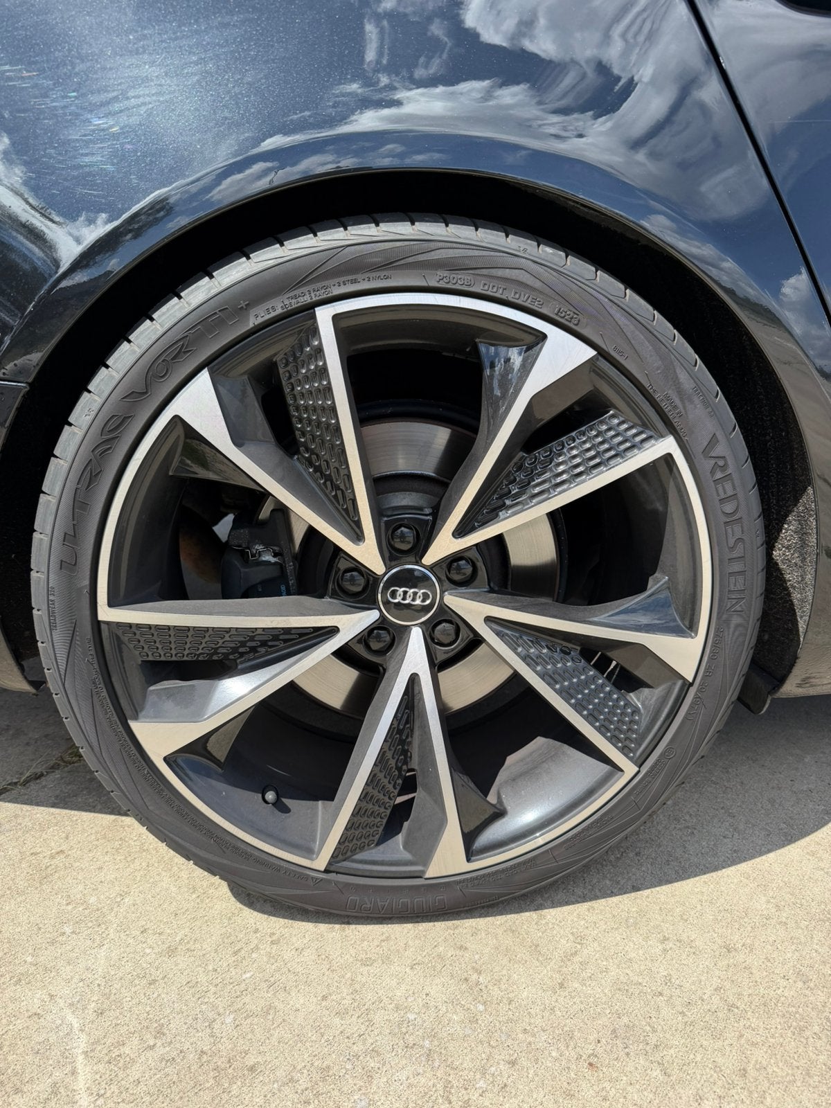 Audi 20 inch velgen, Ophalen