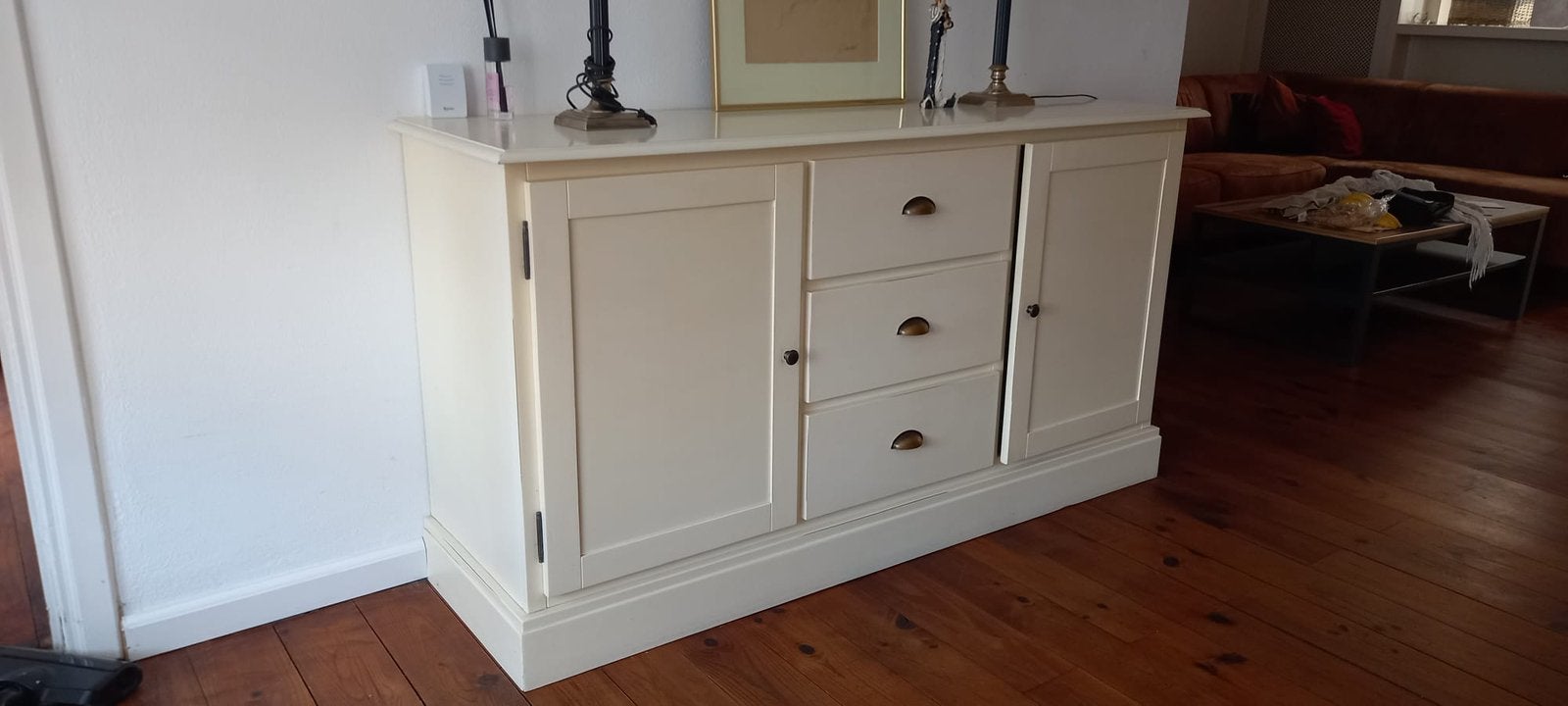 Witte wandkadt, Ophalen, Zo goed als nieuw, 25 tot 50 cm, Minder dan 100 cm