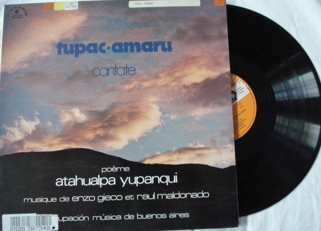 Tupac Amaru - Poème d'Atahualpa Yupanqui, LP, Gebruikt, Ophalen of Verzenden, Gatefold hoes