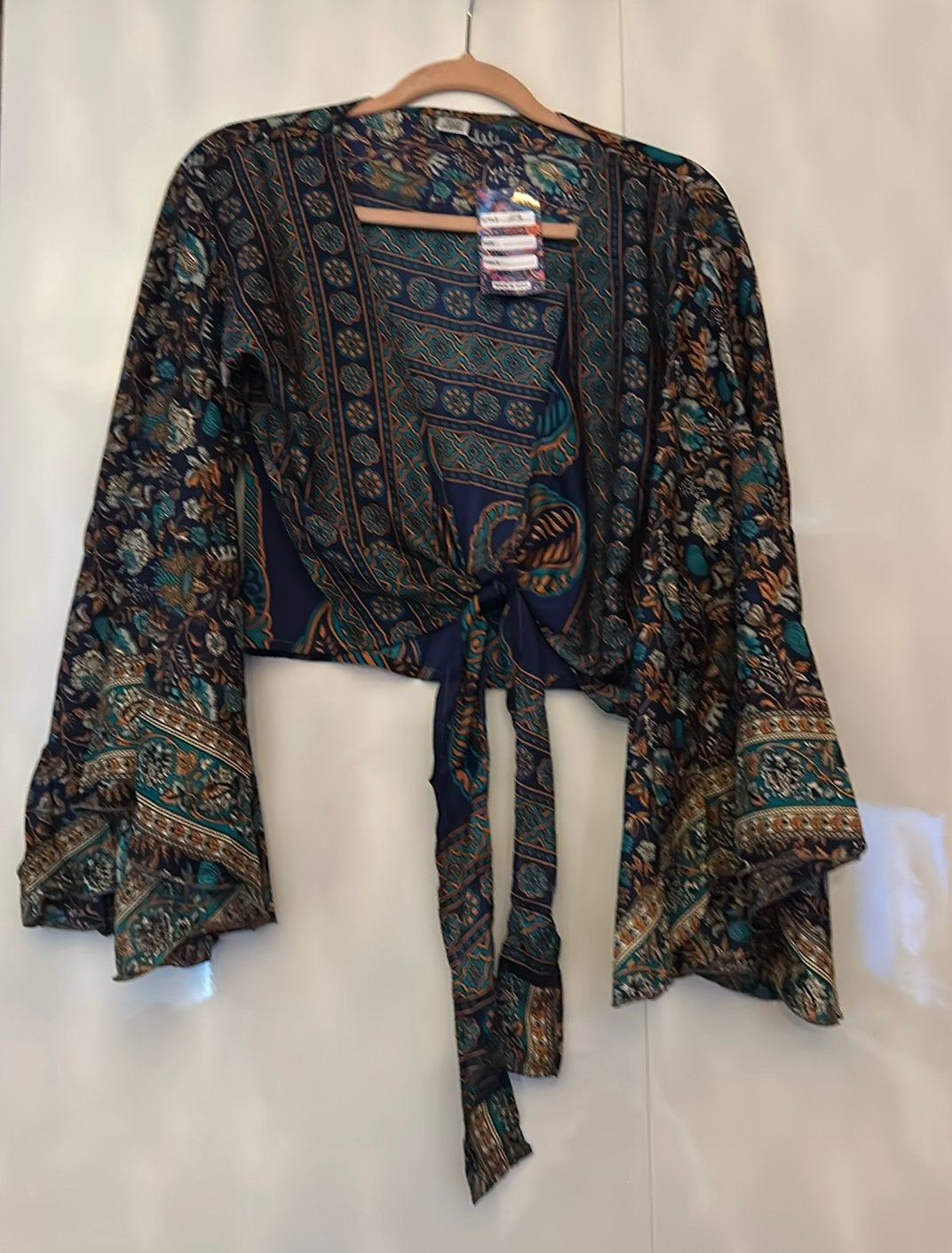 Bollero ( omknoop blouse ) one size, Ophalen of Verzenden, Zo goed als nieuw, Maat 42/44 (L)