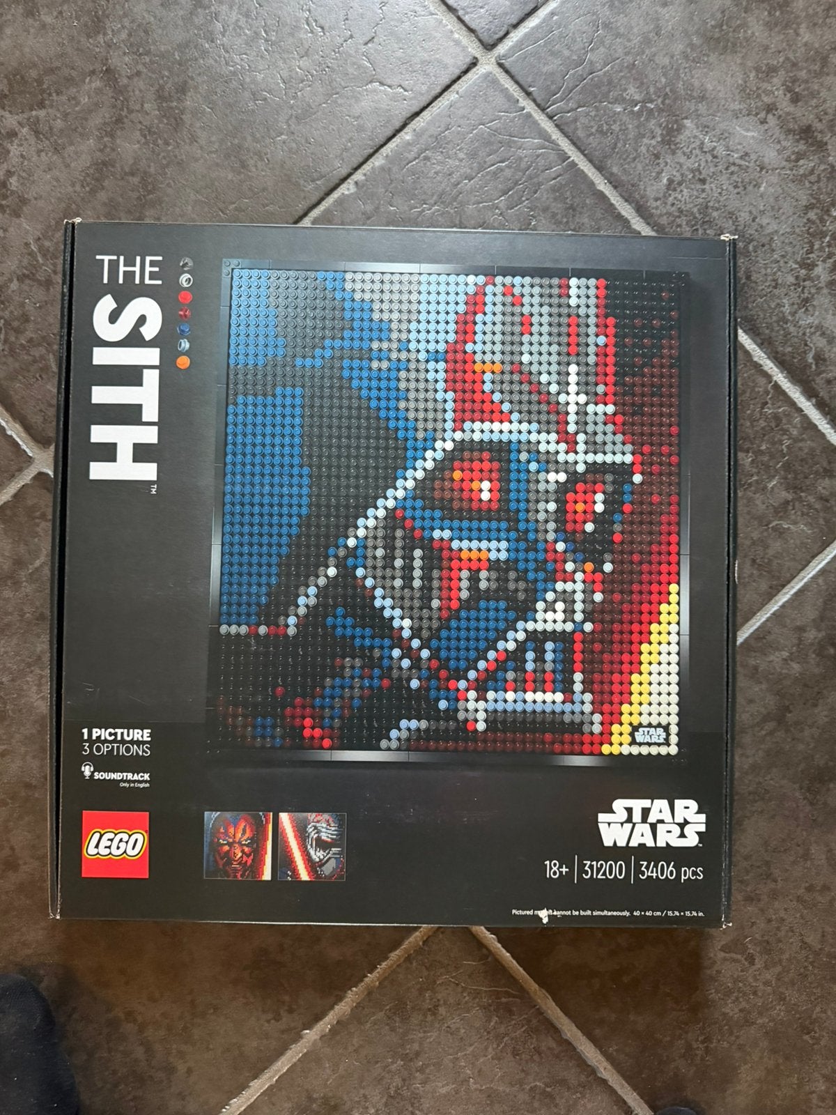 LEGO Star Wars Art 31200 Darth Vader – Compleet – €135, Star Wars, Lego, Nieuw, Ophalen of Verzenden