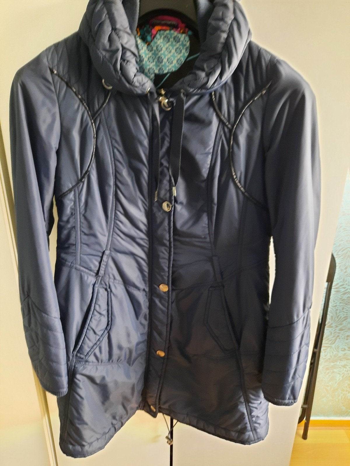SPOOM Dames Blauwe Jas Maat 40 - Zeer Goed, Kleding | Dames, Maat 38/40 (M), Blauw, Ophalen of Verzenden, Zo goed als nieuw