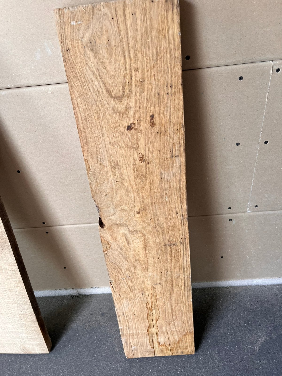 Eiken plank nö3, Doe-het-zelf en Verbouw, Hout en Planken, Ophalen, Eiken, Zo goed als nieuw, Plank