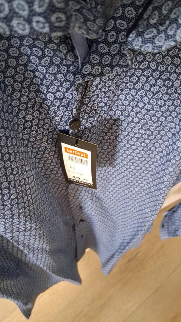 Diverse Nieuwe Herenoverhemden - Stijlvol en Ongebruikt, Blauw, Portonova, Nieuw, Ophalen of Verzenden