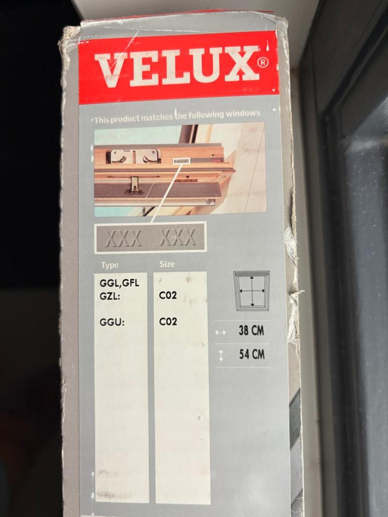 Velux Dakraam C02 - 38x54 cm, Doe-het-zelf en Verbouw, Glas en Ramen, Ophalen of Verzenden, Nieuw, Dakraam, Minder dan 80 cm