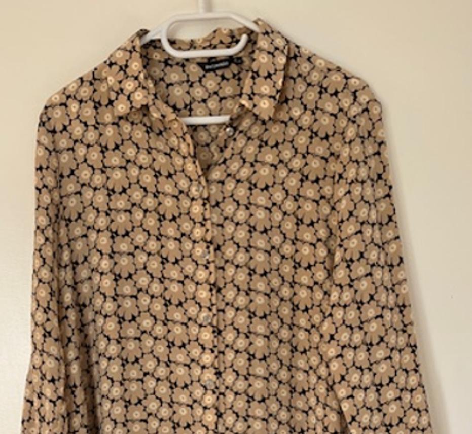 Jurk van Mariemekko, Maat 38/40 (M), Marimekko, Bruin, Ophalen of Verzenden