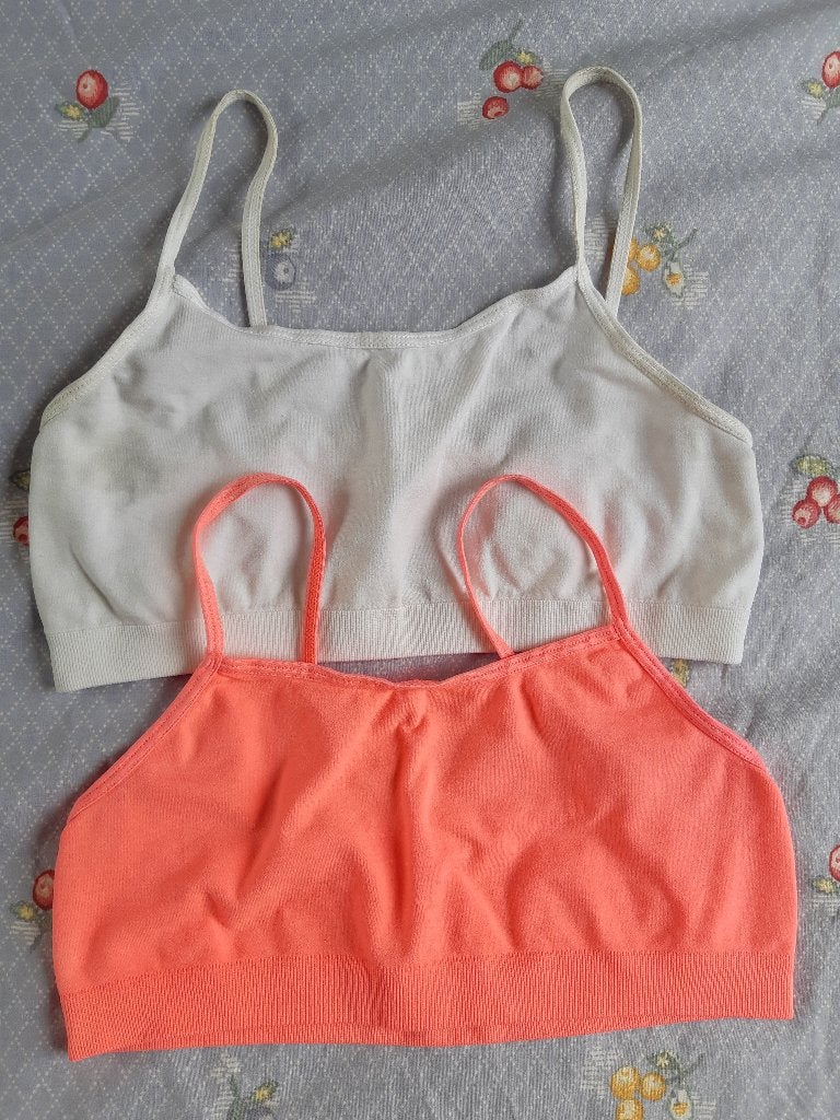2 soft tops Hema ~ maat 134/140, Nacht- of Onderkleding, Meisje, Ophalen of Verzenden, Zo goed als nieuw