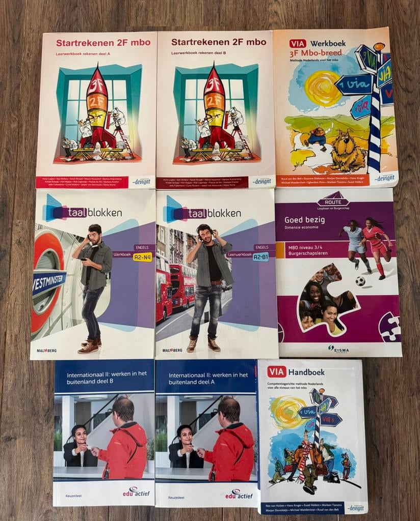Complete set MBO-schoolboeken — zo goed als nieuw, Boeken, Studieboeken en Cursussen, Zo goed als nieuw, MBO, Alpha, Ophalen of Verzenden