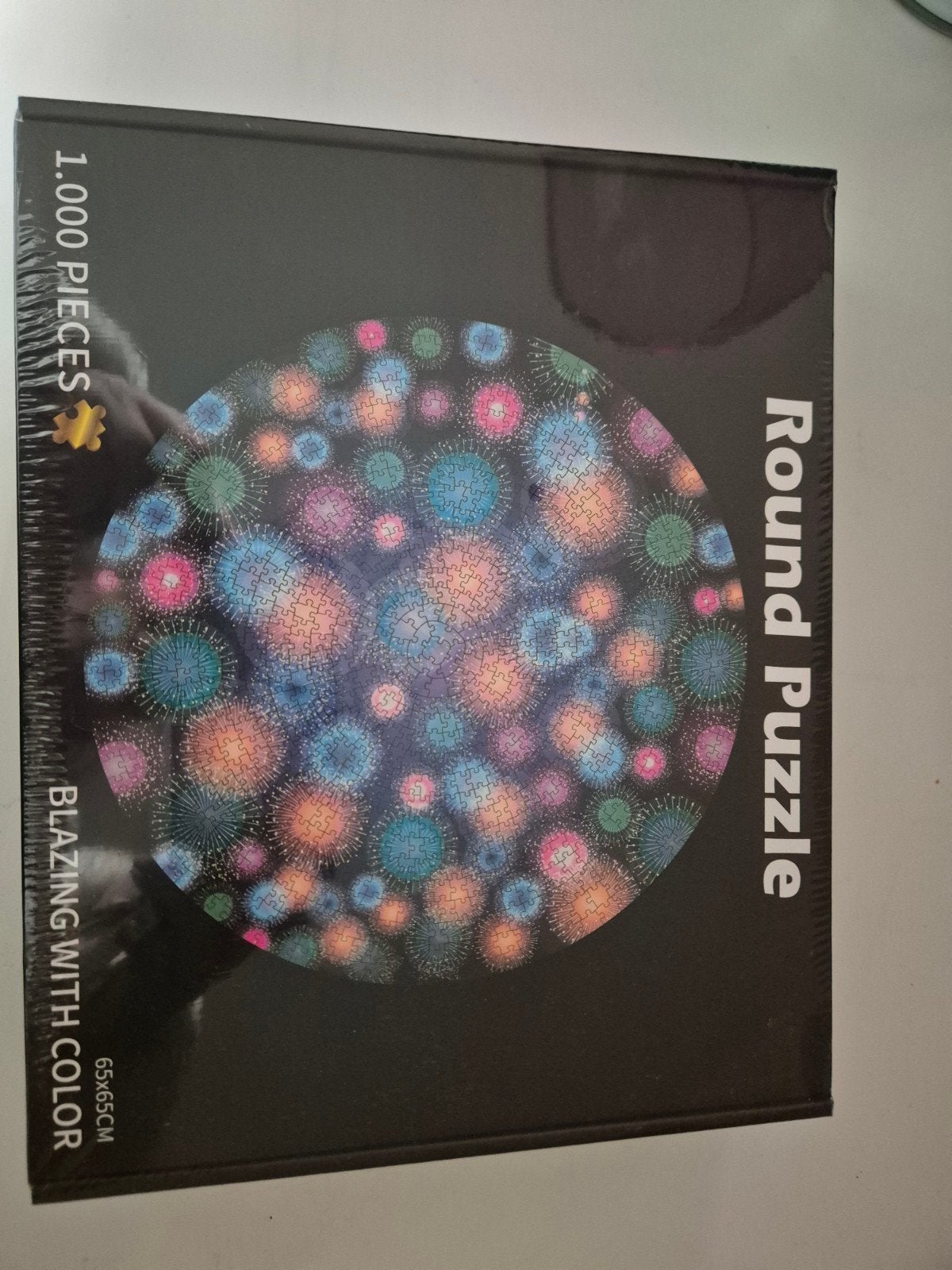 Ronde Puzzel - 1000 Stukjes - Blazing with Color, Hobby en Vrije tijd, Ophalen of Verzenden, 500 t/m 1500 stukjes, Nieuw, Legpuzzel