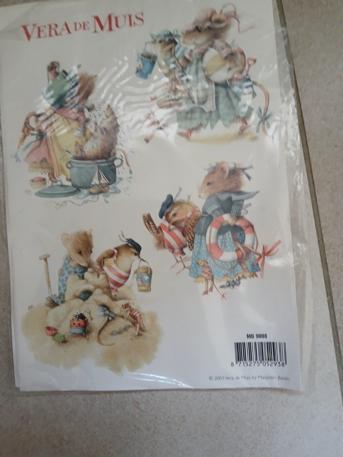 Vera de Muis Poezieplaatjes  7 Blaadjes 1987, Verzamelen, Ophalen of Verzenden