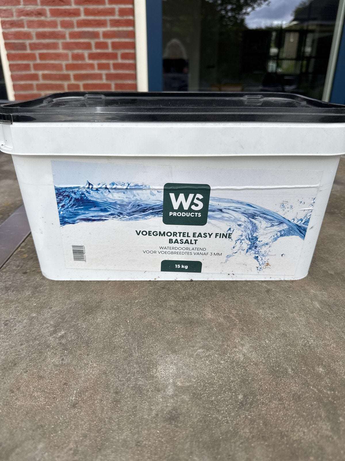 WS Products Voegmortel Easy Fine Basalt (1/3 inhoud), Ophalen of Verzenden, Gebruikt