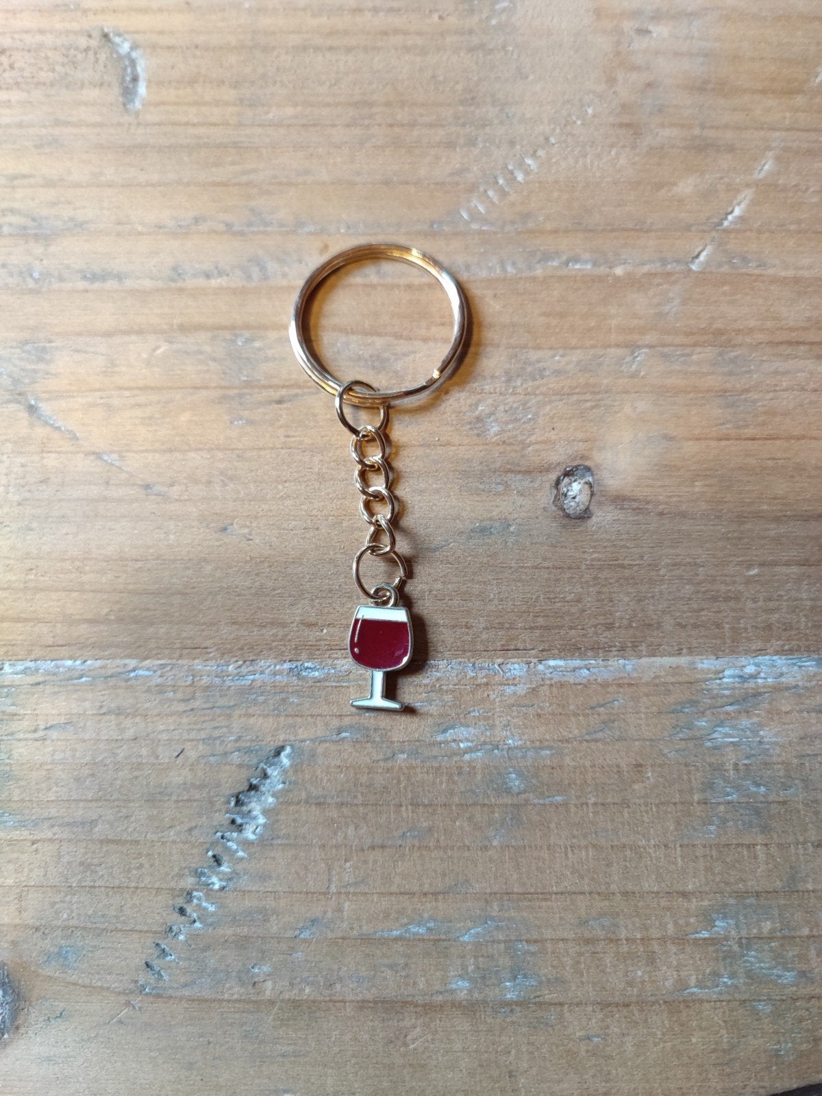 Nieuwe sleutelhanger wijnglas, Ophalen of Verzenden, Nieuw, Overige typen