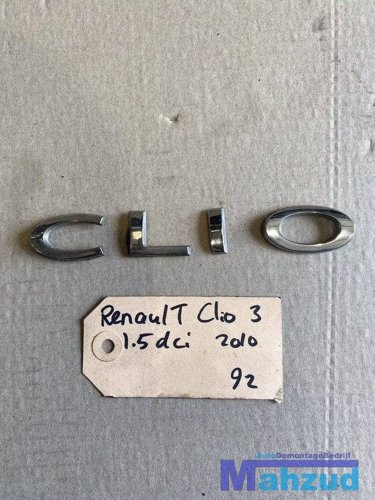 RENAULT CLIO 3 LOGO 2005-2012, Renault Group, Gebruikt, Contact.group@renault.com, Renault