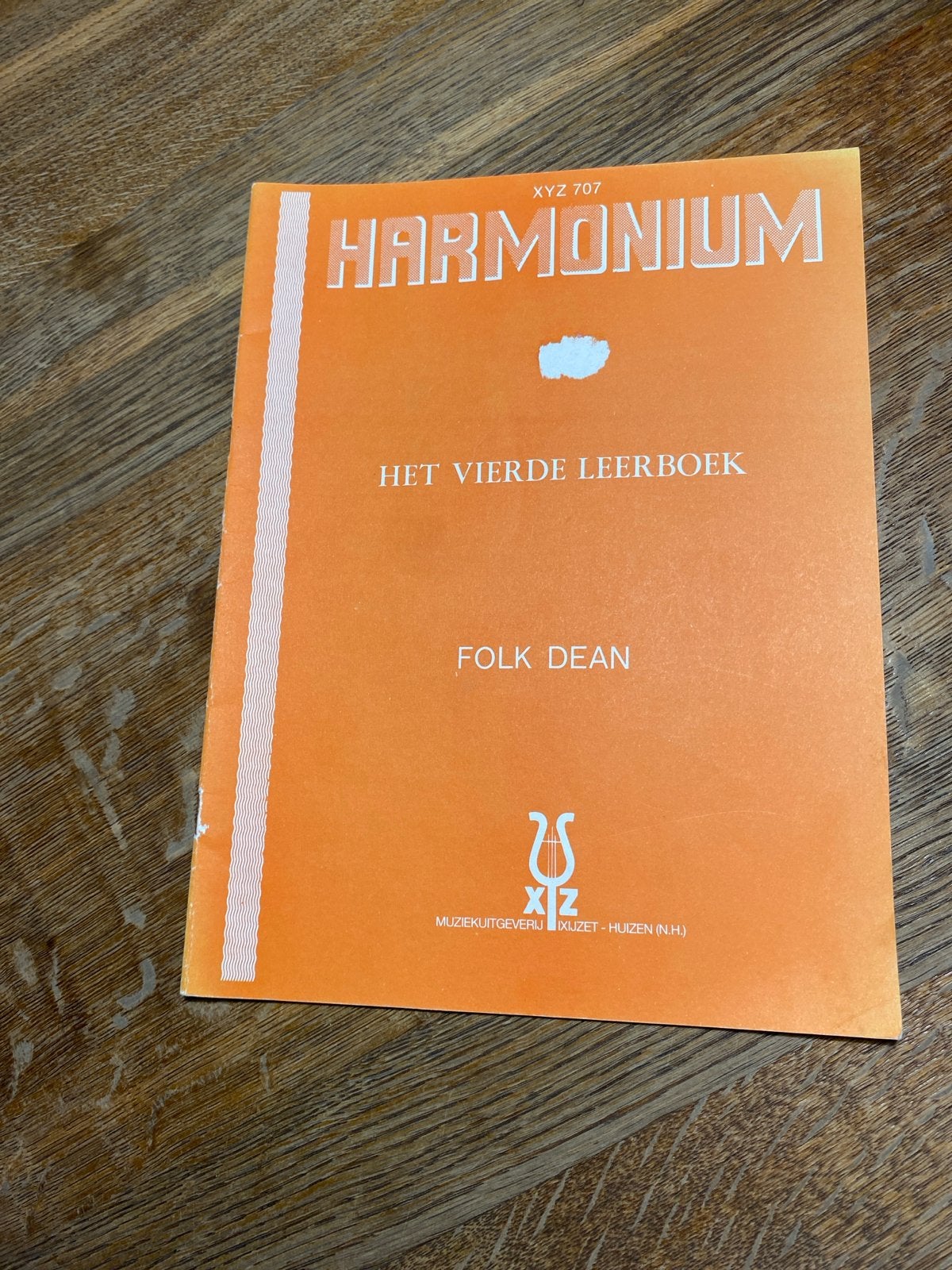 Harmonium Het Vierde Leerboek - Folk Dean (XYZ 707), Gebruikt, Overige genres, Les of Cursus, Overige instrumenten
