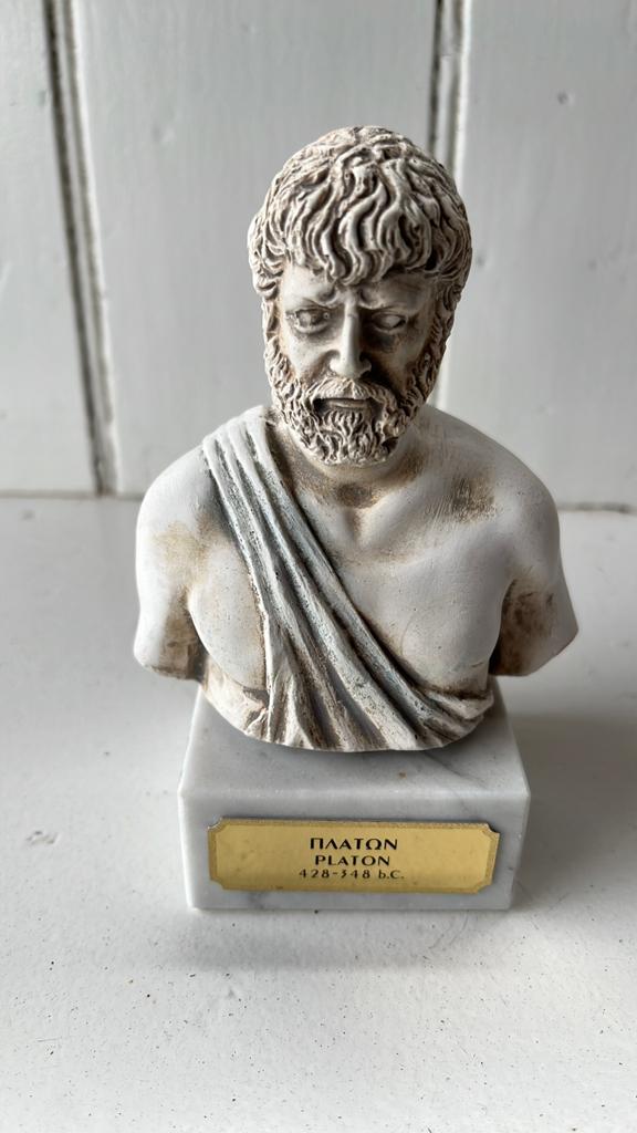 Busto de Platon oude Griekse Filosoof, Antiek en Kunst, Kunst | Beelden en Houtsnijwerken, Ophalen of Verzenden
