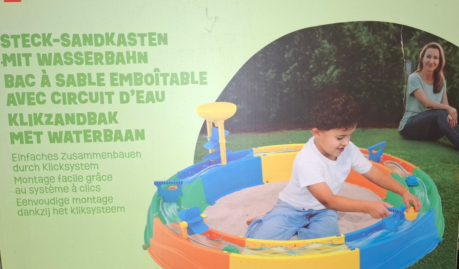 Nieuw Zandbak met waterbaan, Ophalen of Verzenden, Nieuw, Overige typen