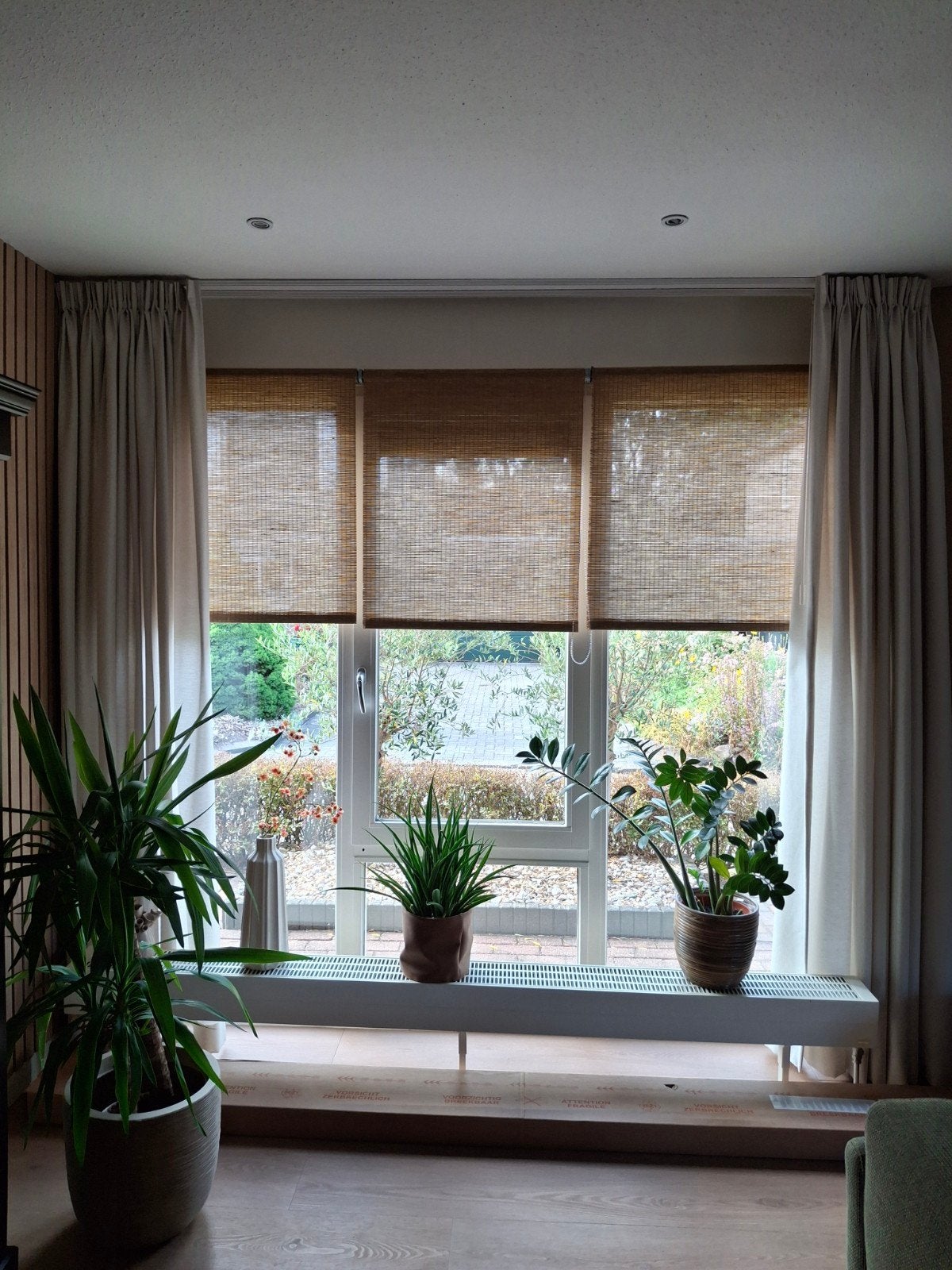 Rolgordijnen bamboe/natuurvezel, Huis en Inrichting, Ophalen of Verzenden, Lichtdoorlatend, Bamboe