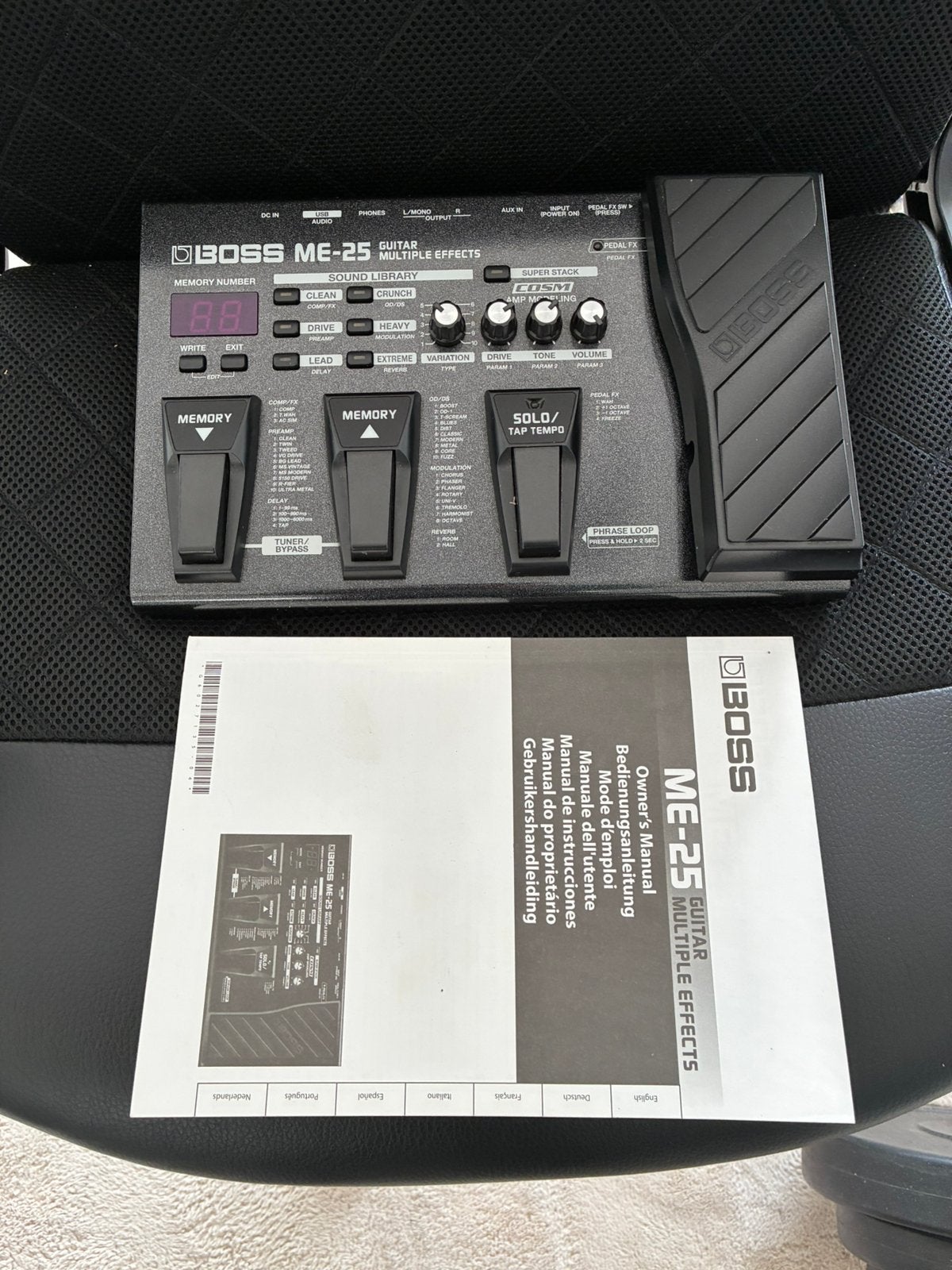 Boss me 25 multi effect gitaar, Ophalen, Gebruikt