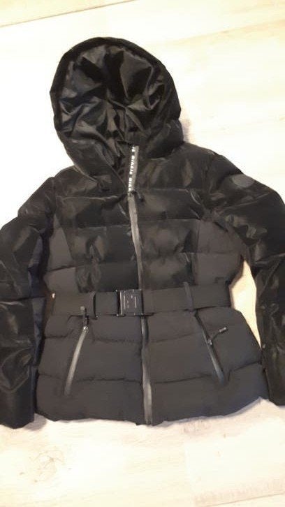 Nikkie gewatteerde jas met riem - Maat 38/40 (M), Kleding | Dames, Maat 38/40 (M), Zwart, Ophalen of Verzenden, Nikkie