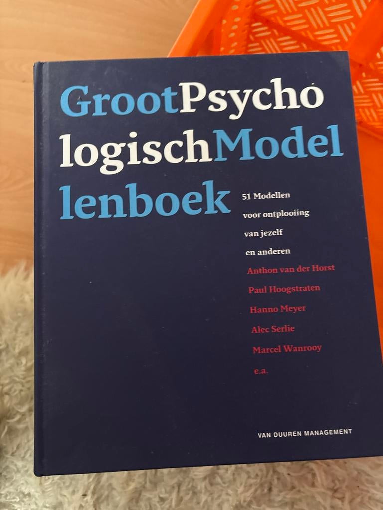 Groot Psychologisch Modellenboek - 51 Modellen, Ophalen of Verzenden, Zo goed als nieuw, Overige onderwerpen