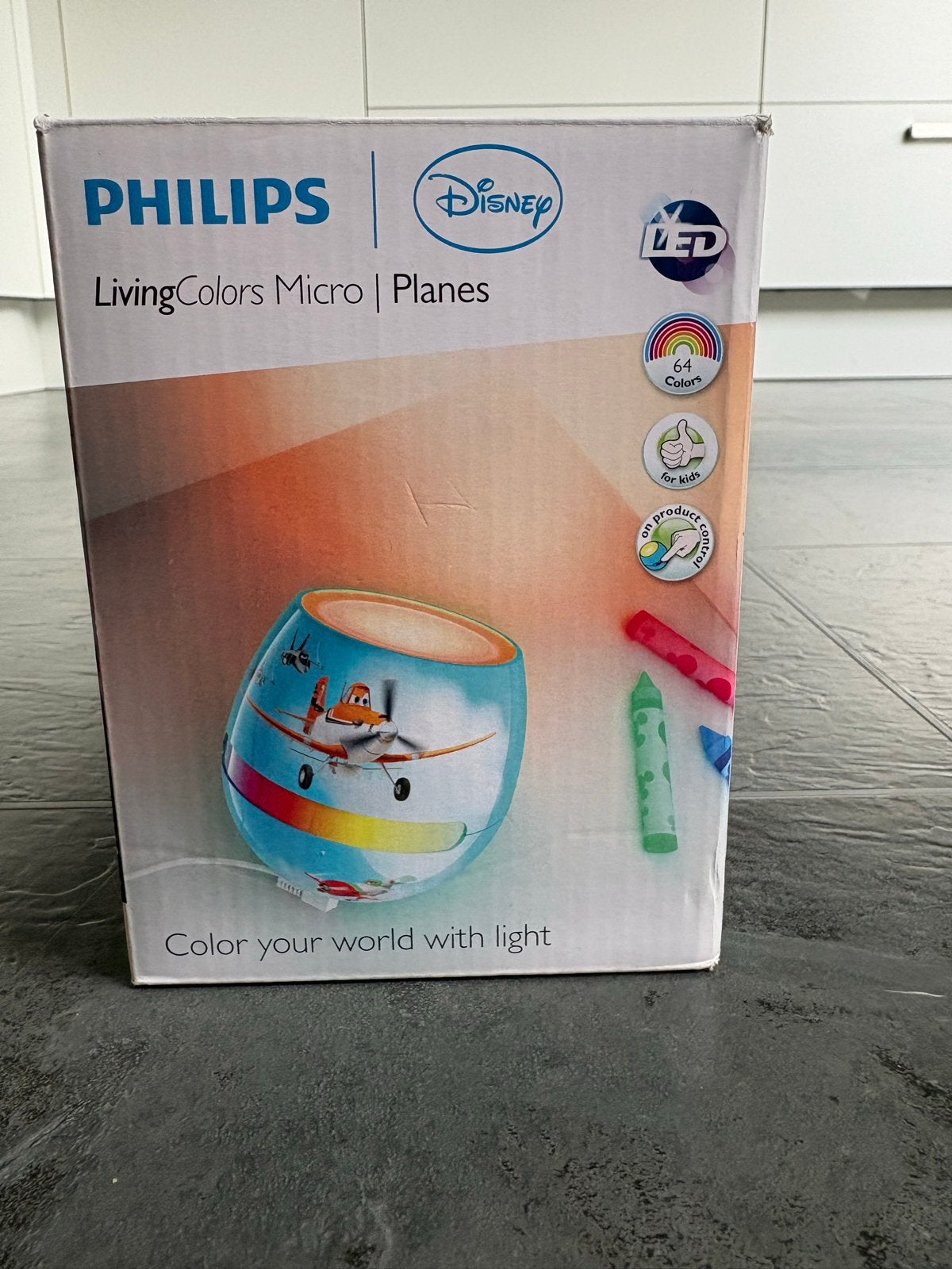 Philips Disney LivingColors Micro Planes LED-lamp, Philips, Meerkleurig, Ophalen of Verzenden, Zo goed als nieuw
