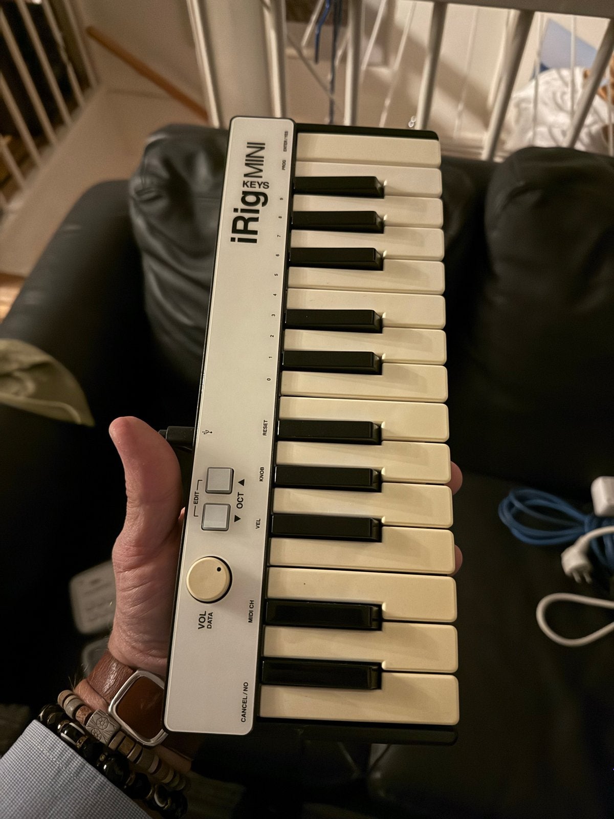 IK Multimedia iRig Keys Mini MIDI Controller, Overige merken, Midi-aansluiting, Zo goed als nieuw, Overige aantallen