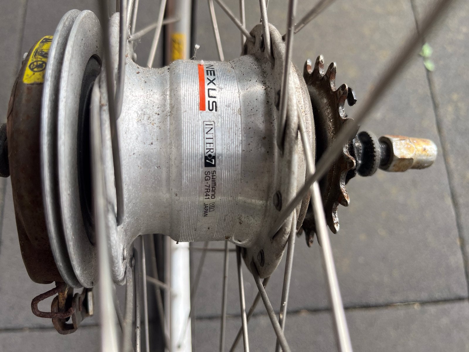 28 inch achterwiel, Gebruikt, Aluminium, Stadsfiets, Ophalen