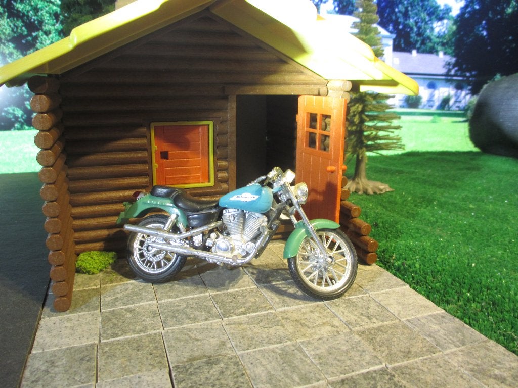 1/18 Honda Shadow AME VT1100 C2 - Maisto, Ophalen of Verzenden, Gebruikt, Motor, Maisto
