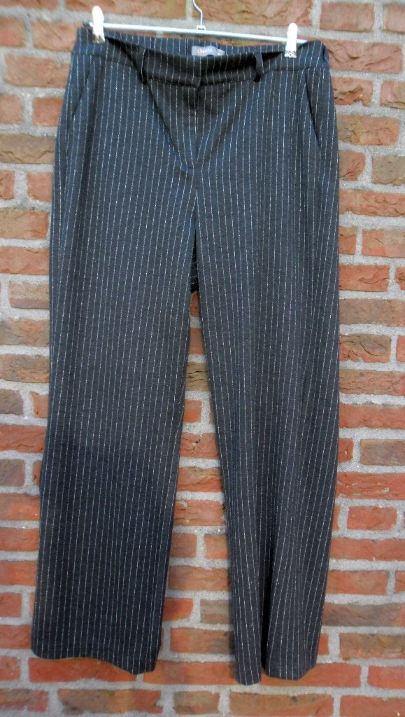 Geisha nieuwe grijze pantalon met streepjes maat 44, Geisha, Maat 42/44 (L), Nieuw, Ophalen of Verzenden