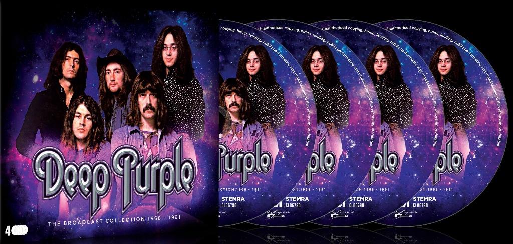 Deep Purple – The Broadcast Collection 1968 – 1991 – 4CD, Cd's en Dvd's, Cd's | Rock, Verzenden, Nieuw in verpakking, Poprock